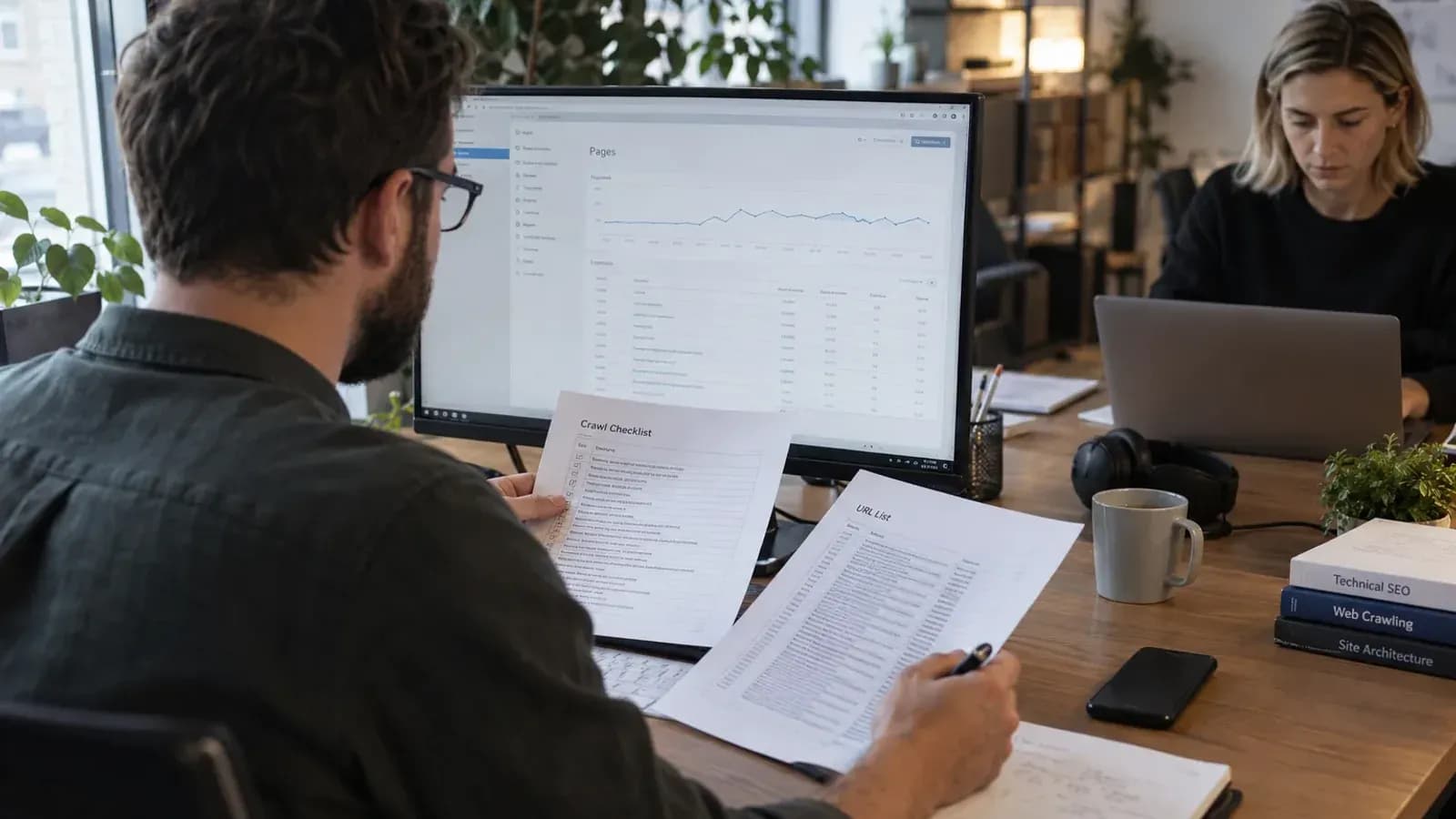 Site mimarisi, tarama yolları, bağlantılar ve performans göstergeleriyle teknik SEO denetimi