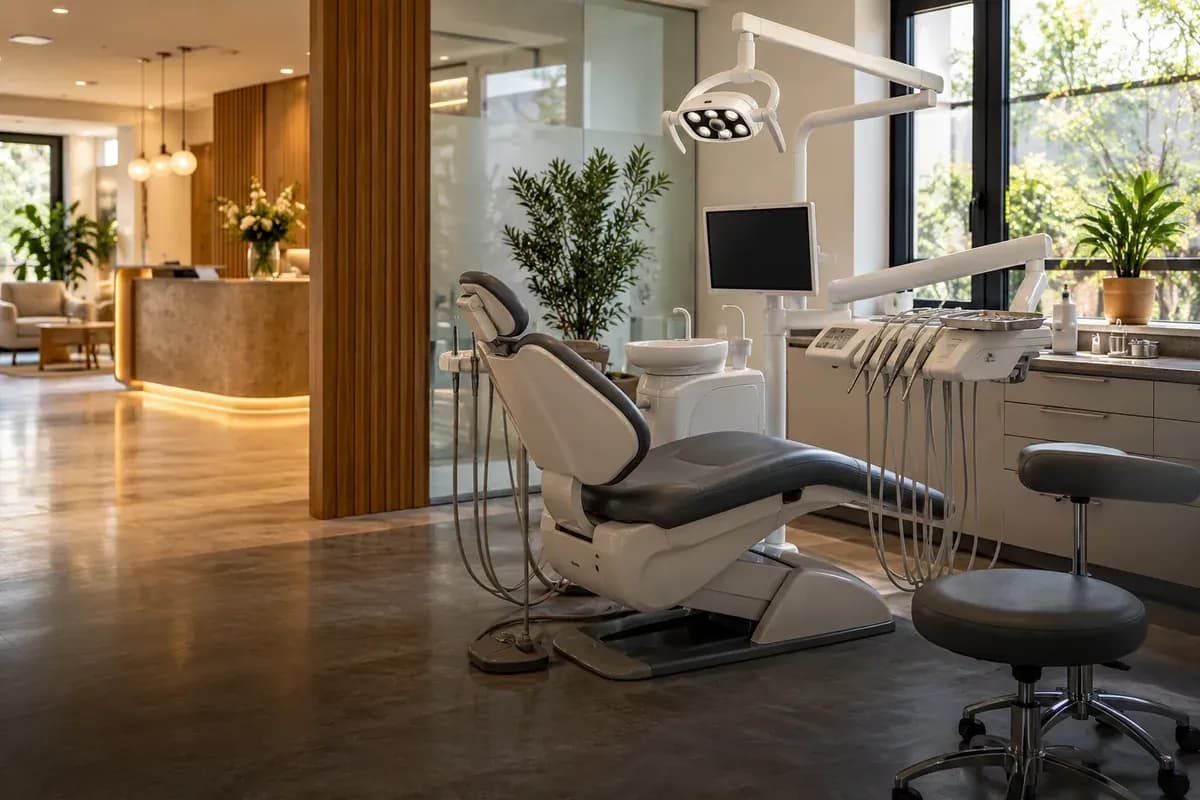 Diş Klinikleri sektörünü temsil eden çalışma ortamı fotoğrafı